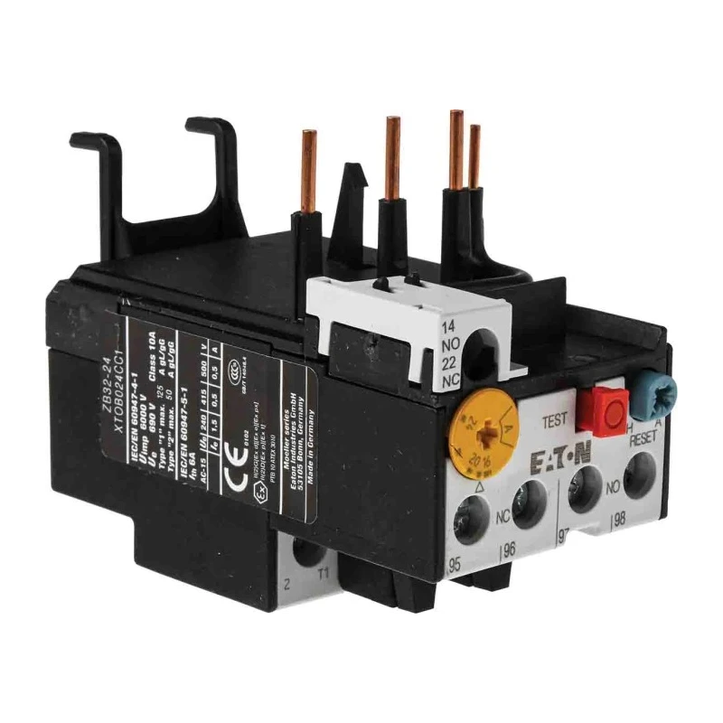 Eaton ZB Overload Relay 1 NO/1 NC 16A 24 A F.L.C 24A Contact Rating 6W 500V AC 278453 ZB32-24