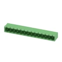 Phoenix Contact 14-Contact 5.08 mm Pitch 1 Row Polyamide Pluggable Terminal Block MSTBA 2.5/14-G-5.08 1757365