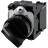 Siemens Illuminated Selector Switch 2 Positions, Latching, IP67/IP66/IP69K, Screw Terminal 3SU1100-2BF10-1BA0