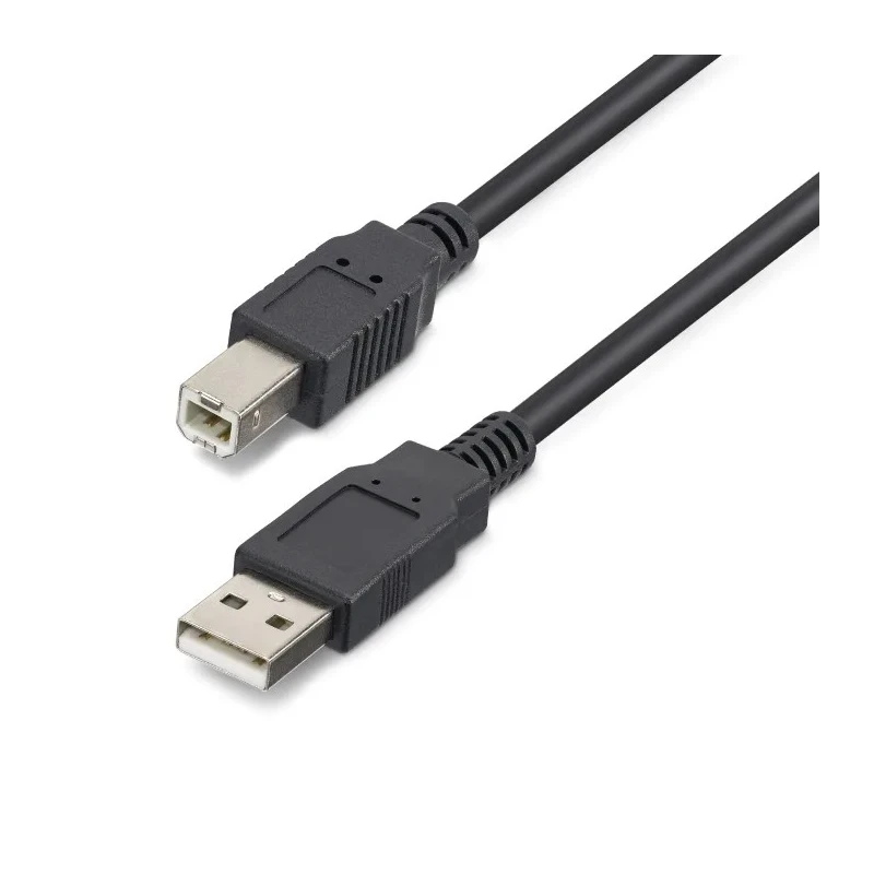 StarTech.com USB 2.0 Male USB 2.0 Type A to Male USB B Cable Black PVC Jacket 20m USB2HAB65AC