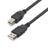 StarTech.com USB 2.0 Male USB 2.0 Type A to Male USB B Cable Black PVC Jacket 20m USB2HAB65AC
