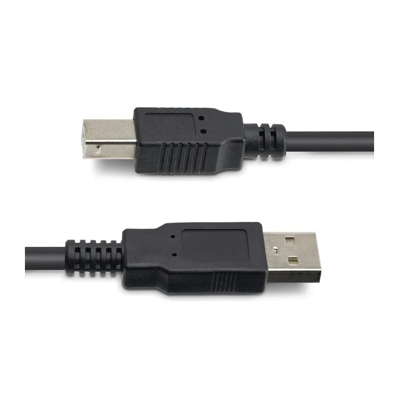 StarTech.com USB 2.0 Male USB 2.0 Type A to Male USB B Cable Black PVC Jacket 20m USB2HAB65AC