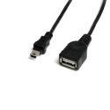 StarTech.com USB 2.0 Male USB Type A to Male Mini USB Type B Black 300mm USBMUSBFM1