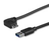 StarTech.com USB 3.0 Male USB Type A to Male Micro USB Type B Cable, Black, 1 m USB3AU1MLS