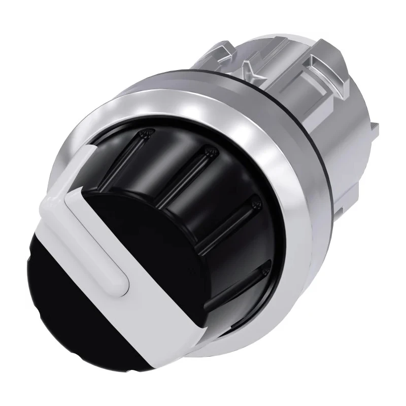 Siemens SIRIUS ACT Series 3SU10 4 Position Selector Switch Head 22 mm Cutout White Handle IP66 IP67 IP69K 3SU1050-2AS60-0AA0