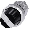 Siemens SIRIUS ACT Series 3SU10 4 Position Selector Switch Head 22 mm Cutout White Handle IP66 IP67 IP69K 3SU1050-2AS60-0AA0