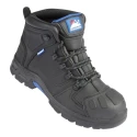 Himalayan Black Non-Metallic Toe Capped Safety Boots Size UK 6 EU 39 Composite Midsole Leather Upper EN ISO 5209BK060