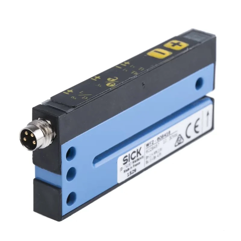 SICK Optical Photoelectric Fork Sensor 2 mm Detection Range, PNP/NPN Output, IP65 Aluminium Housing 