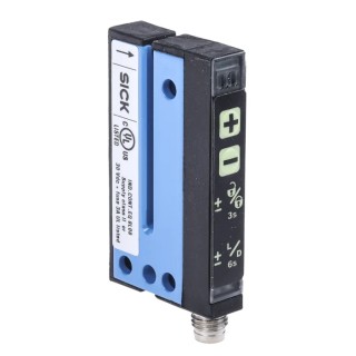 SICK Optical Photoelectric Fork Sensor 2 mm, NPN/PNP Output, IP65 Aluminium Housing 