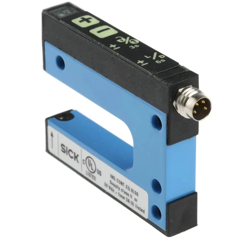 SICK Optical Photoelectric Fork Sensor 15 mm, NPN/PNP Output, IP65 Aluminium Housing 