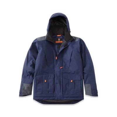 Parade Navy Waterproof Parka Jacket Zipper Size 3XL ORMOZ Series 17ORMOZ*1482TXXXL