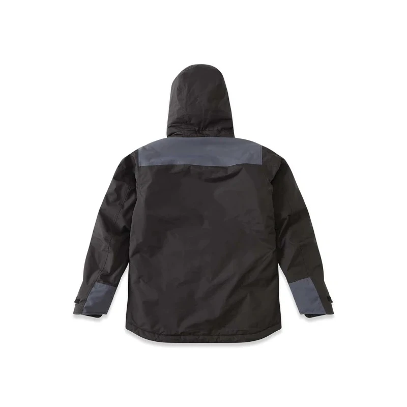 Parade Waterproof Parka Jacket Black Nylon Outer, Polyester Lining, Size S, Zipper Closure 17ORMOZ*1494TS
