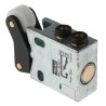 Parker Pneumatic Manual Control Valve, Roller Mechanism, G 1/8 in Thread, Push-in and Threaded Ports, 3/2 Function PXC-M521