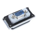 Phoenix Contact D-Sub Adapter 9-Way Male to Male Panel Mount Straight Copper Alloy Gold over Nickel 54mm 1689705