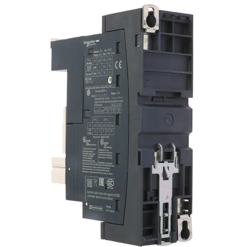 Schneider Electric U-Line Advanced Motor Starter, 690V AC, 5.5 kW, 3 Phase, IP20 LUB120
