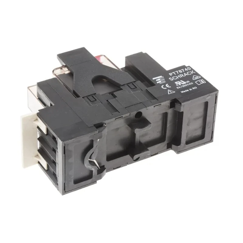 TE Connectivity DIN Rail Power Relay 230V AC Coil 6A Switching Current 4PDT PT5S8TD0 4-1415075-1