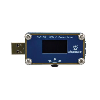 Microchip PAC1934 USB A PowerMeter LED Matrix Power Meter ADM00974