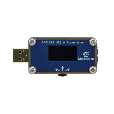 Microchip PAC1934 USB A PowerMeter LED Matrix Power Meter ADM00974