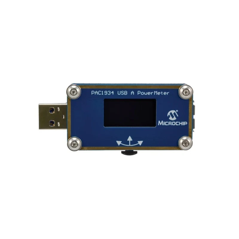 Microchip PAC1934 USB A PowerMeter LED Matrix Power Meter ADM00974