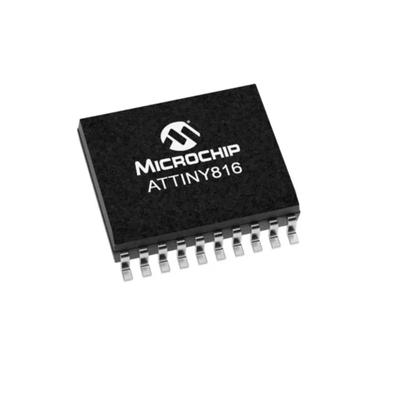 Microchip 8-bit AVR ATTINY816 Microcontroller SOIC 20-Pin, 20 MHz, 8kB FLASH, 512B SRAM, 1.8-5.5V ATTINY816-SN