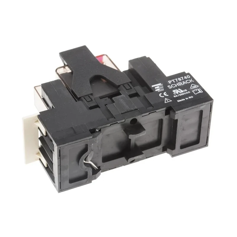 TE Connectivity DIN Rail Power Relay with 230V ac Coil, 6A Switching Current, 4PDT Contact Configuration PT5S7TD0 8-1415075-1