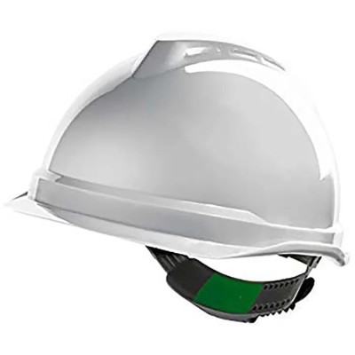 MSA Safety White ABS V-Gard 520 Adjustable Safety Helmet GV911-0000000-000