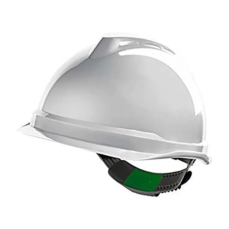 MSA Safety White ABS V-Gard 520 Adjustable Safety Helmet GV911-0000000-000