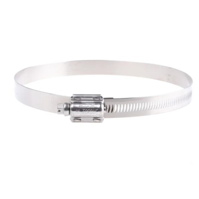 HI-TORQUE Stainless Steel Slotted Hex Worm Drive Hose Clip 16mm Width 130mm-160mm ID HTM160P