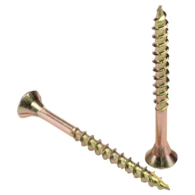 ULTI-MATE Pozisquare Countersunk Steel Wood Screw Passivated Zinc Plated M6 Thread 70 mm Length ULT/135