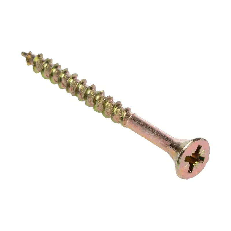 ULTI-MATE Pozisquare Countersunk Steel Wood Screw Passivated Zinc Plated M6 Thread 70 mm Length ULT/135