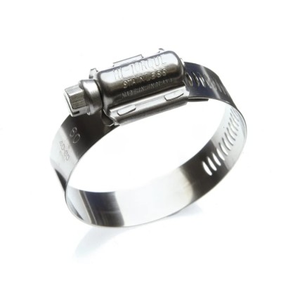 HI-TORQUE Stainless Steel Slotted Hex Worm Drive Hose Clip 16mm Width 190-220mm ID HTM220P