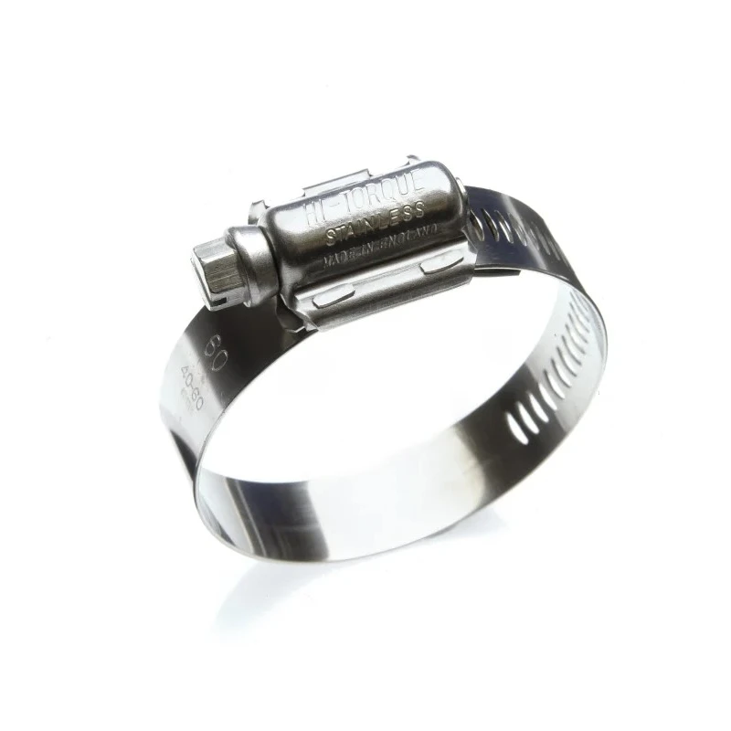 HI-TORQUE Stainless Steel Slotted Hex Worm Drive Hose Clip 16mm Width 190-220mm ID HTM220P