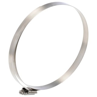 HI-TORQUE Stainless Steel Slotted Hex Worm Drive Hose Clip 16mm Width 210–240mm ID HTM240P
