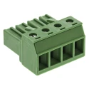Phoenix Contact POWER COMBICON PC Series Pluggable Terminal Block, 4-Contact, 7.62 mm Pitch, 1 Row, 20A, 400V 1804920