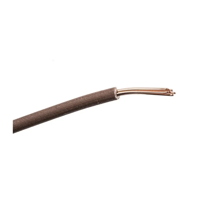Prysmian 6491B Series Brown 1.5 mm² Hook Up Wire, 7/0.53 mm Core Strands, 100 m Length, 750 V, Low Smoke Zero 20147310