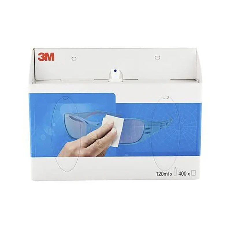 3M Lens Cleaning Station with 120 ml Super-Clear Solution and 400 Cleaning Tissues 83735-00000