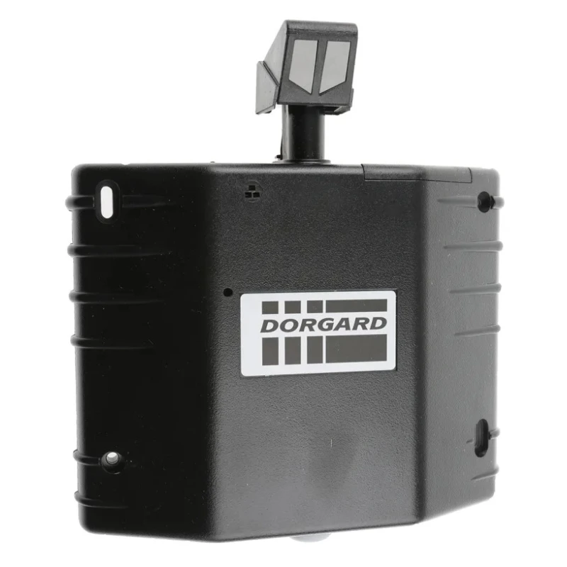 Dorgard Automatic Fire Door Hold, Battery Operated, Black, 195mm Width x 205mm Height x 45mm Depth DG1328-A01