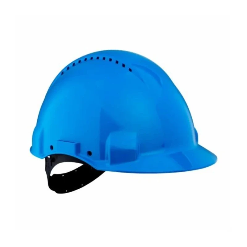 3M PELTOR Blue Ventilated Adjustable Safety Helmet EN397 Compliant G3000 CUV-BB