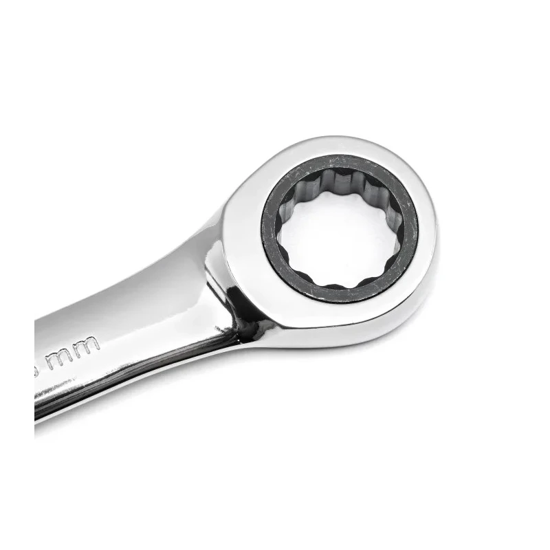 GearWrench 12-Piece Ratchet Spanner Set 8 to 19 mm Alloy Steel Chrome Finish 9412