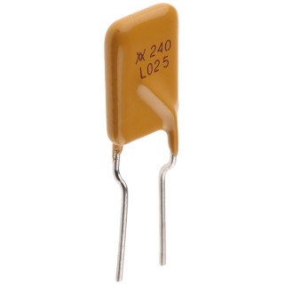 Littelfuse 0.25 A Resettable Fuse 240V dc Radial Lead LVR025K