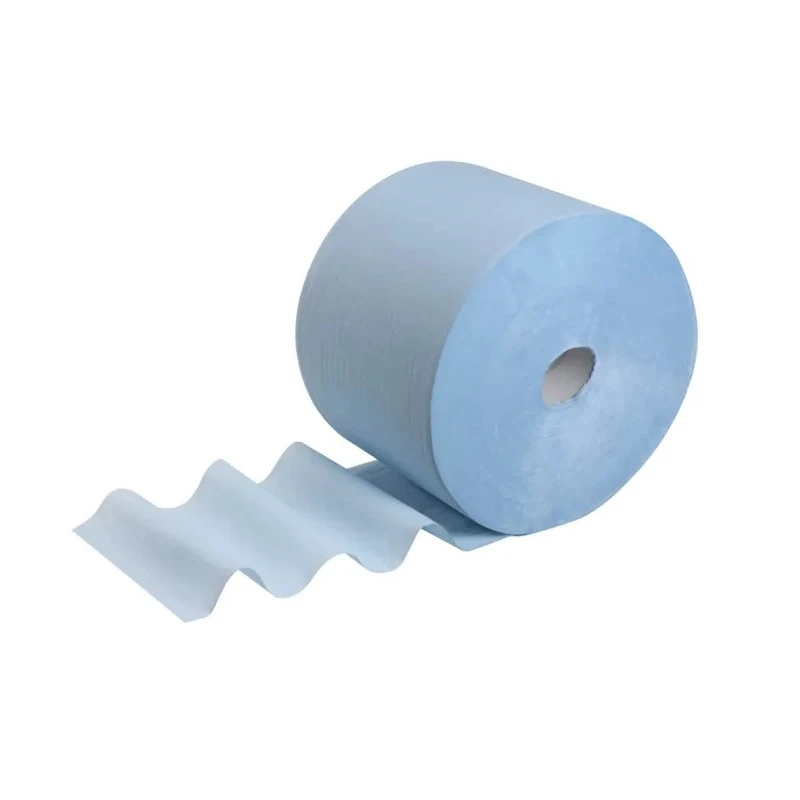 WYPALL L10 General Clean Wiping Paper Roll Blue Jumbo Cleaning Wipes, 1 Ply, 380 x 235 mm, 1000 Sheets 7200