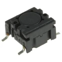 MEC Black IP67 Rated Tactile Switch Plunger, SPST 50mA 24 V dc, PCB Mount IP67