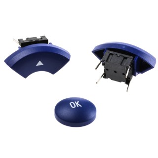MEC IP67 Blue Tactile Switch Round, SPST 50mA 24 V dc, PCB 