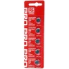 RS PRO Silver Oxide Button Battery 1.55 V, 9.5 mm Diameter, 44 mAh, Pack of 5 494-2374