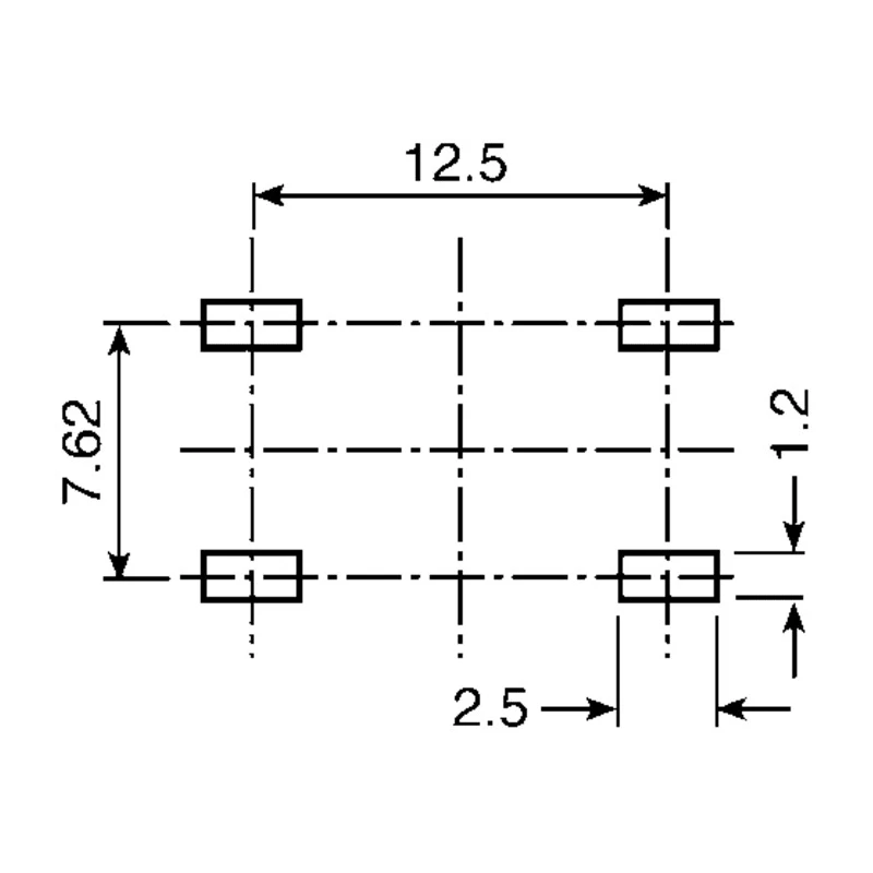 MEC IP67 Black Tactile Switch Button, 5.3mm Actuator Length, SPST 50mA 24V dc PCB Mount 
