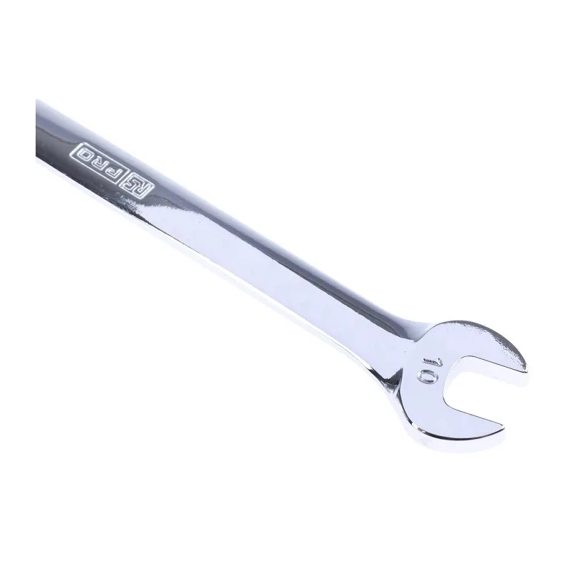 RS PRO Combination Spanner 10 mm, 160mm Overall Length, Chrome Vanadium Steel, Chrome Finish 495-3447