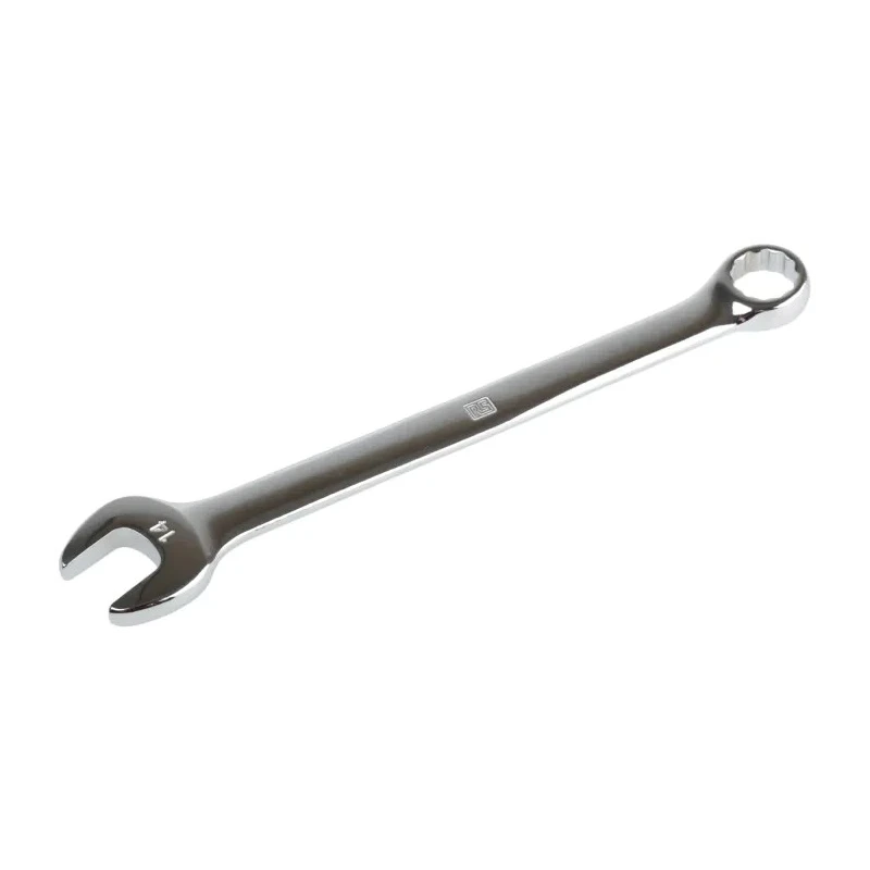 RS PRO Combination Spanner 14 mm, 190mm Overall Length, Chrome Vanadium Steel, ANSI Standard 495-3481