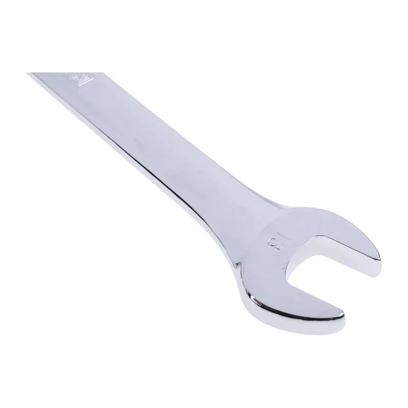 RS PRO Combination Spanner 13 mm, Chrome Vanadium Steel, Chrome Finish, 178mm Overall 495-3475