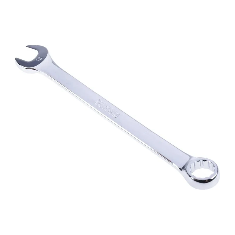 RS PRO Combination Spanner 13 mm, Chrome Vanadium Steel, Chrome Finish, 178mm Overall 495-3475