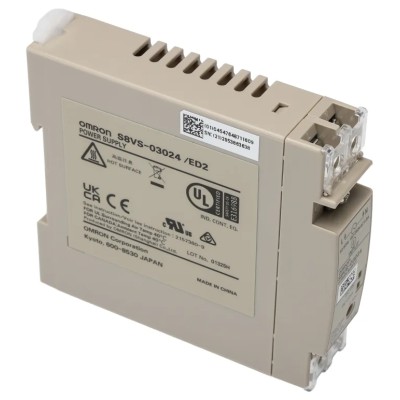 Omron Switched Mode DIN Rail Power Supply 24 V dc, 1.3 A Output, 30 W, 264 V ac Input S8VS